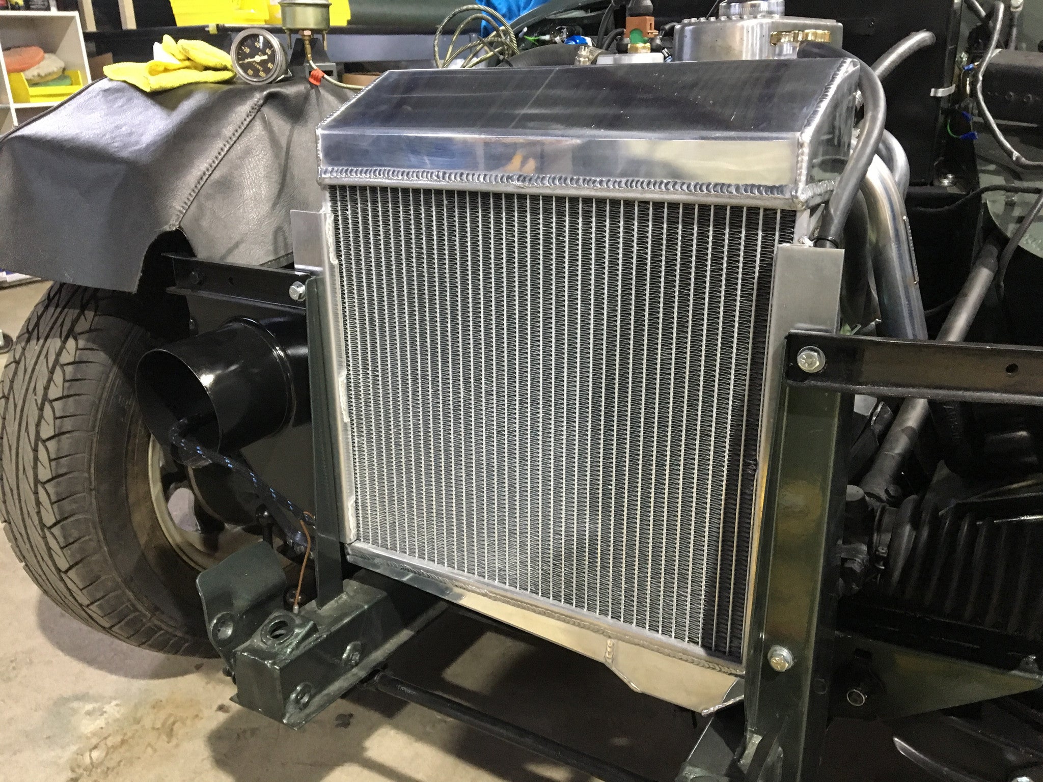 Downflow Aluminum Radiator for 948-1275 Engine Sprites