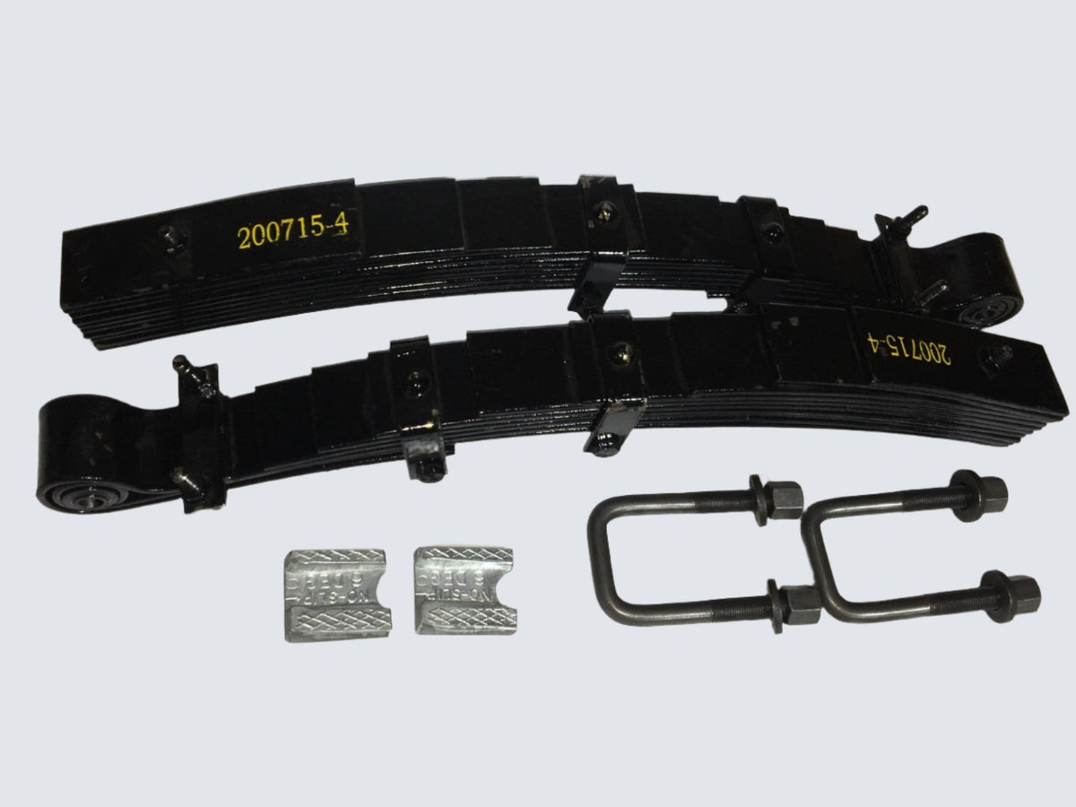 Elliptical Spring Rear 1/4 Elliptical Leaf Spring Kit (complete with U-bolts & Shims ...