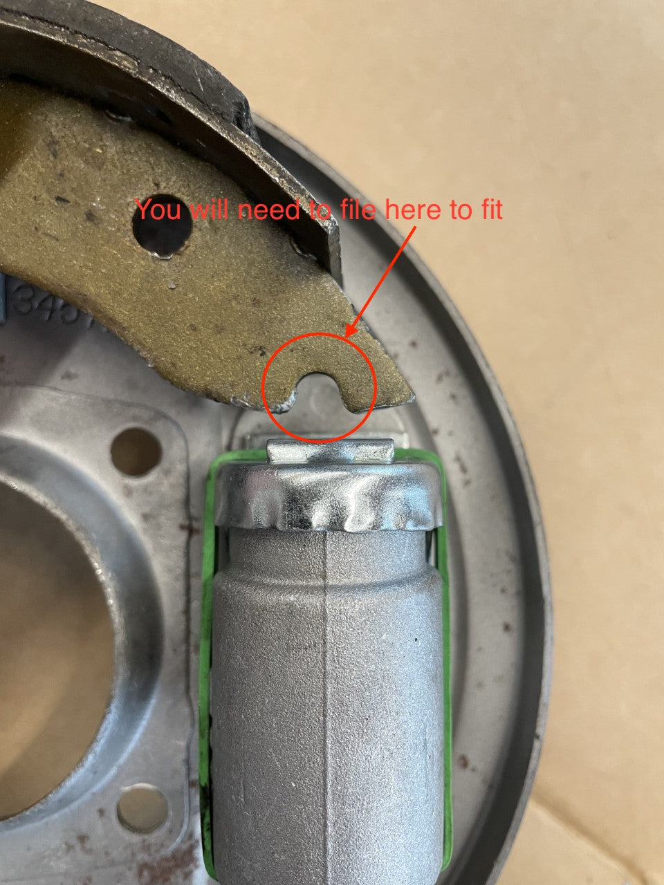 Brake Adjuster - "Snail and Mask"